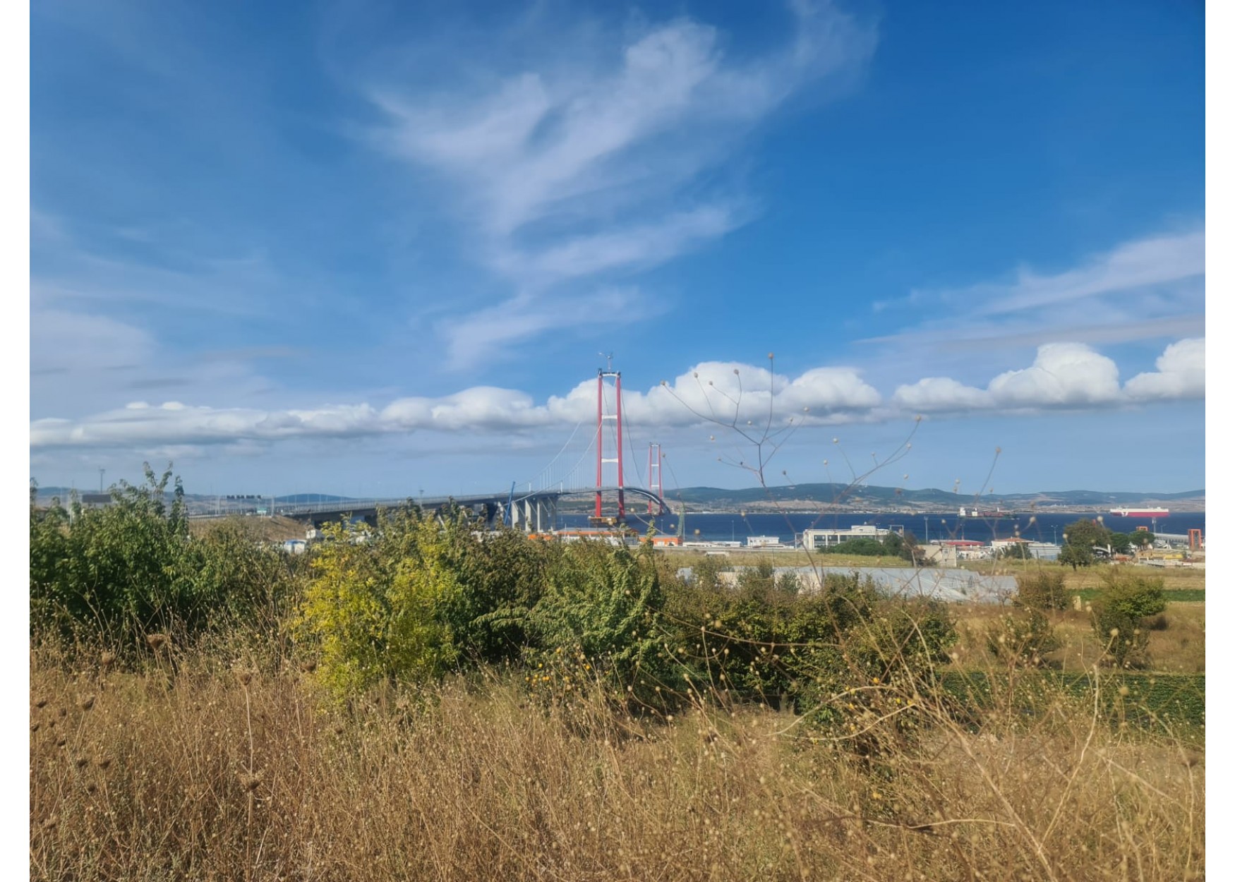  Çanakkale Lapseki Satılık Arazi Köprü ve Deniz Manzaralı